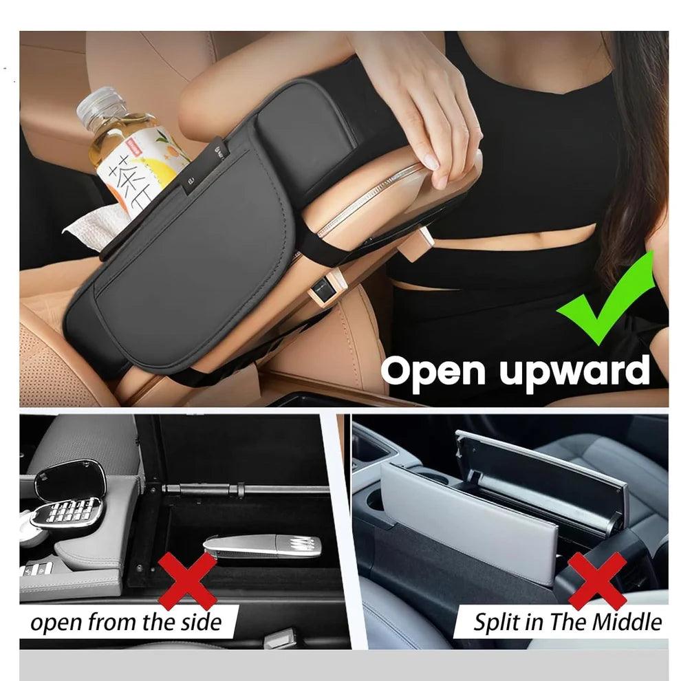 5 in 1 CAR ARMREST CONSOLE CUSHION - UNIVERSAL FIT FOR ALL CARS