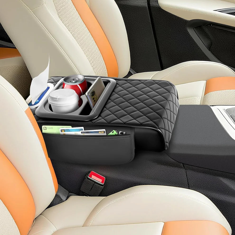 5 in 1 CAR ARMREST CONSOLE CUSHION - UNIVERSAL FIT FOR ALL CARS
