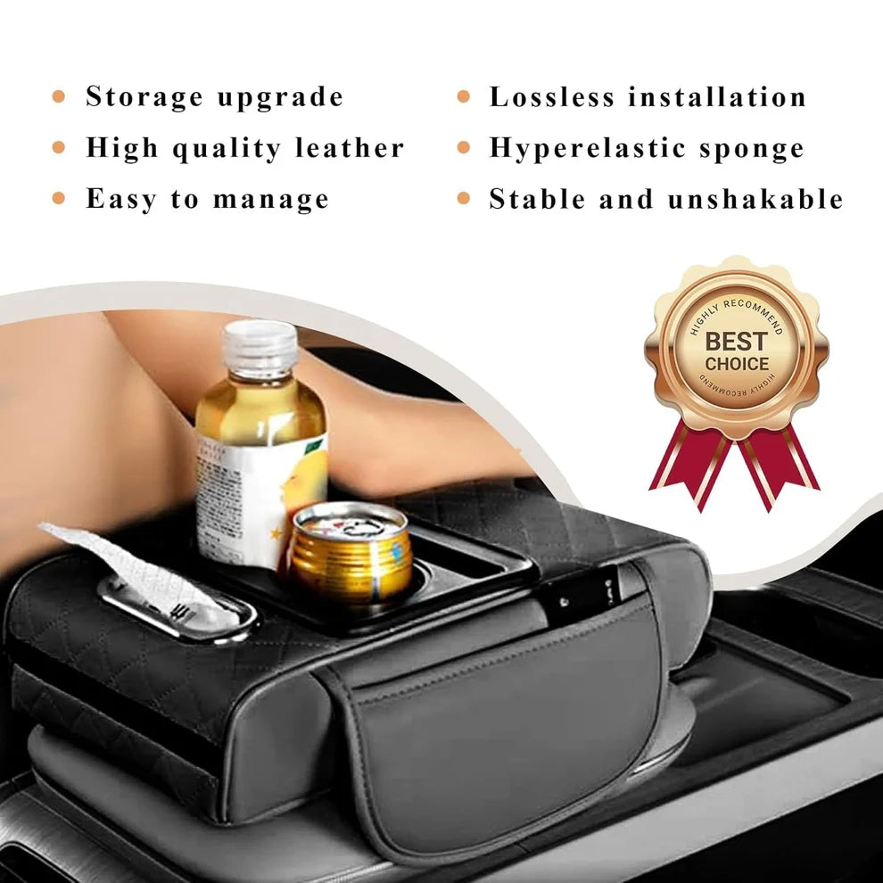5 in 1 CAR ARMREST CONSOLE CUSHION - UNIVERSAL FIT FOR ALL CARS
