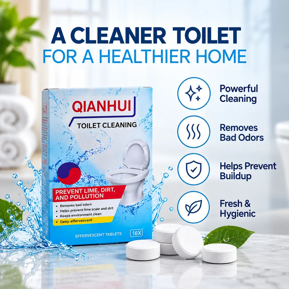 ADJUSTKART - Powerful Toilet Cleaning Tablets (Pack Of 10)