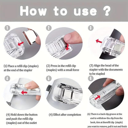 ADJUSTKART™ - Reusable Portable Handheld Paper Clam Clip (Combo Pack 2)
