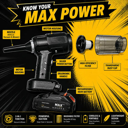ADJUSTKART™ - Powerful Vacuum Cleaner + Jet Blower