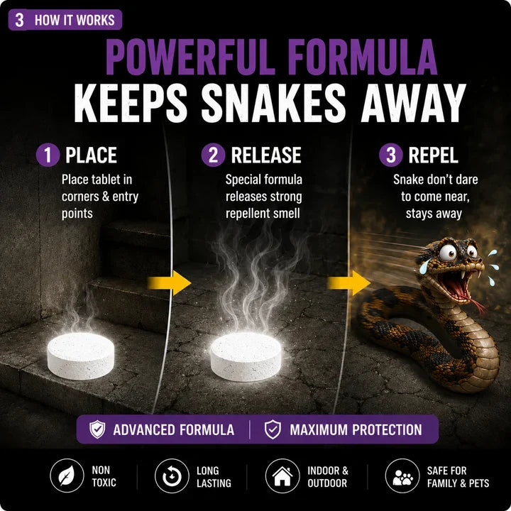 Super Butler™ - Snake Repellent Tablets (Pack of 32)