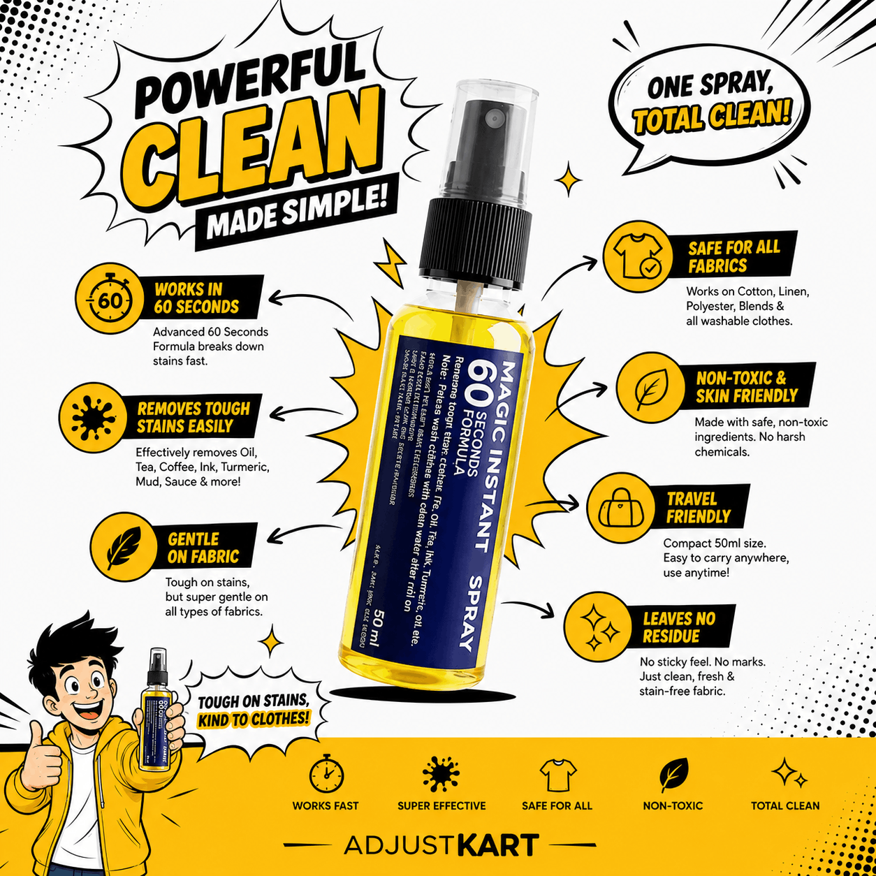 ADJUSTKART™ - Magic Stain Remover (60 Seconds Formula)