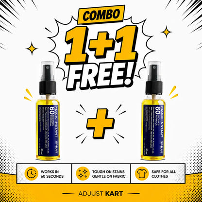 ADJUSTKART™ - India's #1 Magic Stain Remover 60 Seconds Formula [1+1 FREE 🔥]