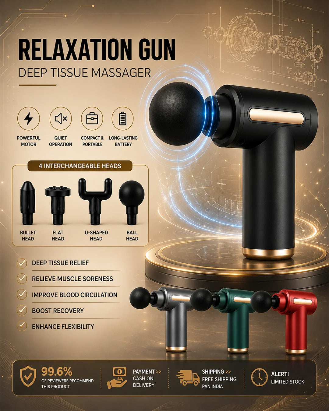 Mini Facial Massager Gun