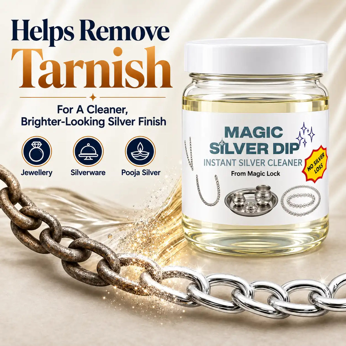 ADJUSTKART™ INSTANT SILVER CLEANING DIP (BUY 1 GET 1 FREE)
