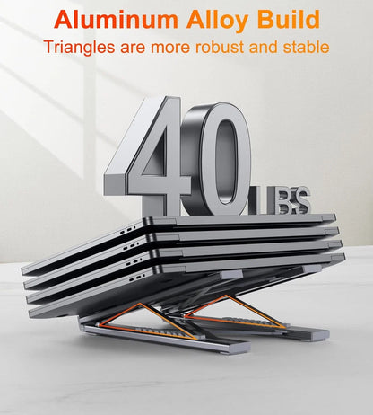 ADJUSTKART™ - 8-in-1 Laptop Docking Station Stand